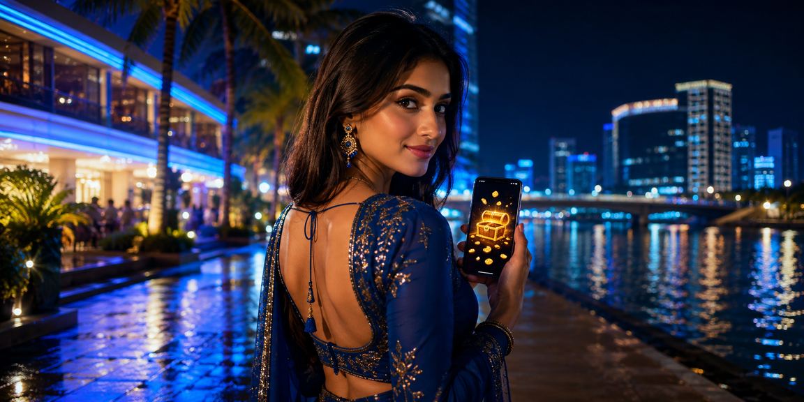 ঢাকায় নিয়ন আলোয় kb666 ডিপোজিট ও মোবাইল অ্যাপ ব্যবহারের দৃশ্য